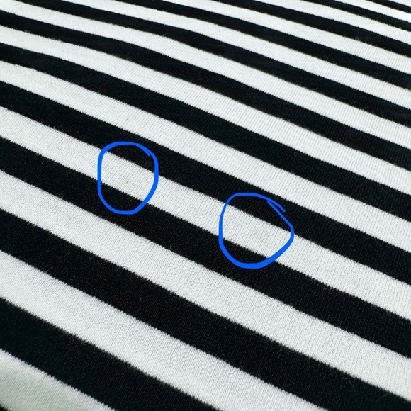 J. Jill Wearever Striped Halter Neckline Black Blue White Dress Large - Picture 9 of 11